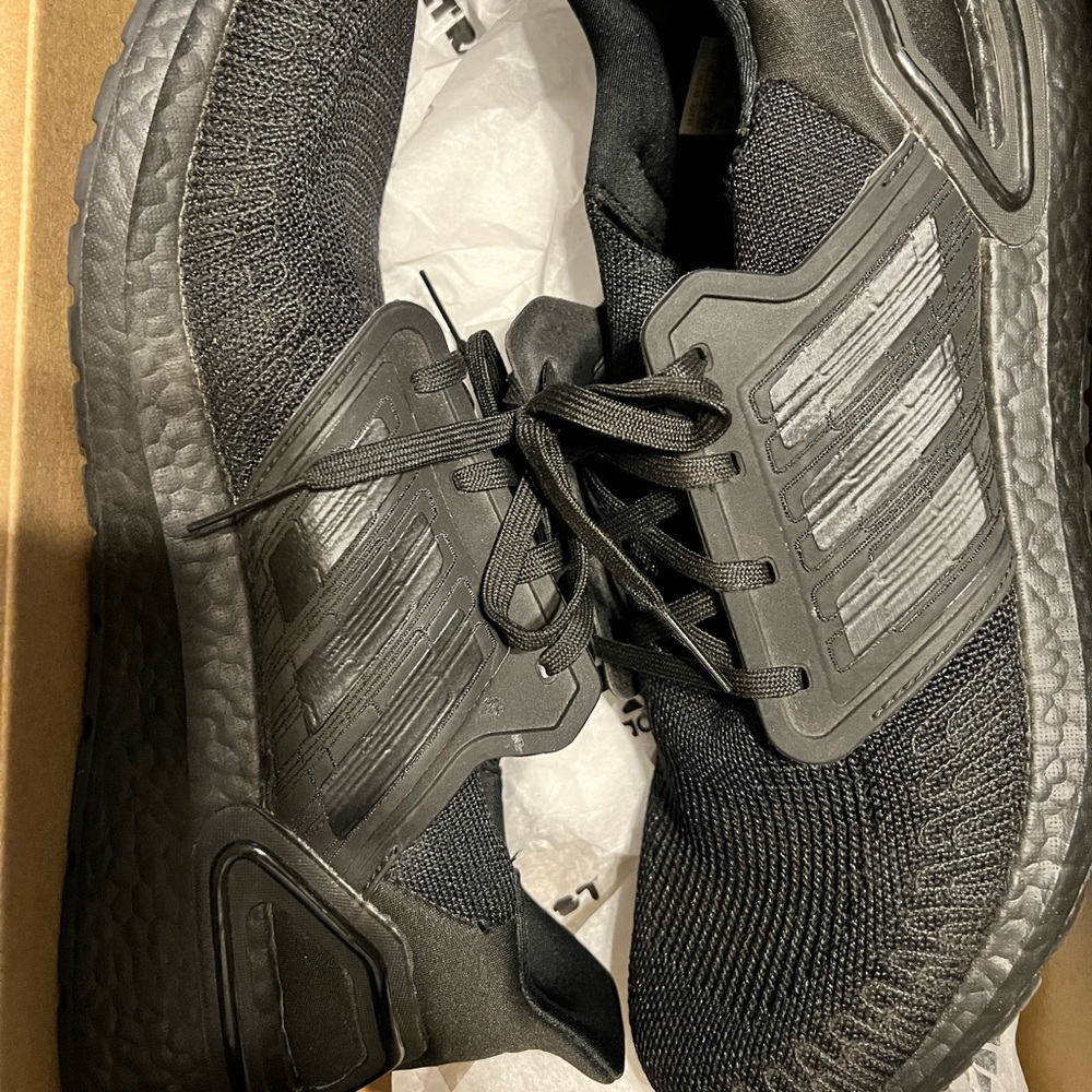 Adidas Ultraboost 20. Black size 12